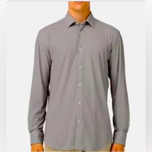Bill Blass Men's Classic Gray Dress Shirt - Picture 1 of 7